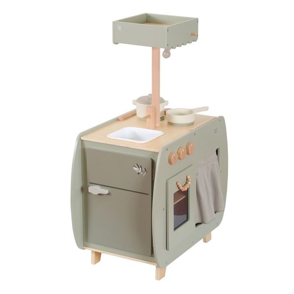 Cuisine en bois Vert olive