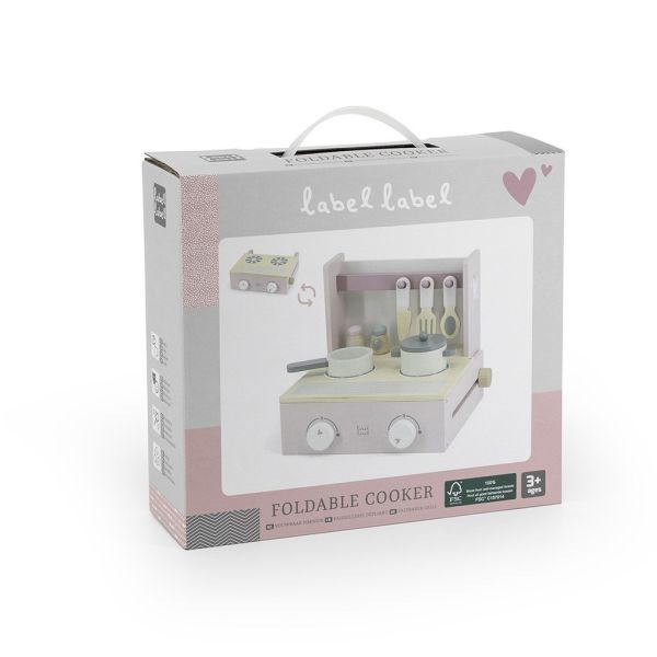 Cuisine pliable en bois - Rose