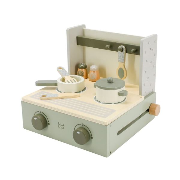 Cuisine pliable en bois - Vert Olive