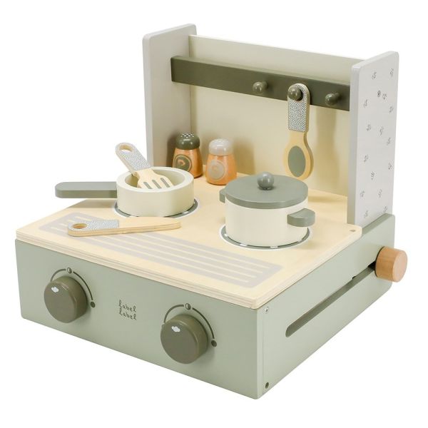 Cuisine pliable en bois - Vert Olive