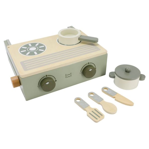 Cuisine pliable en bois - Vert Olive