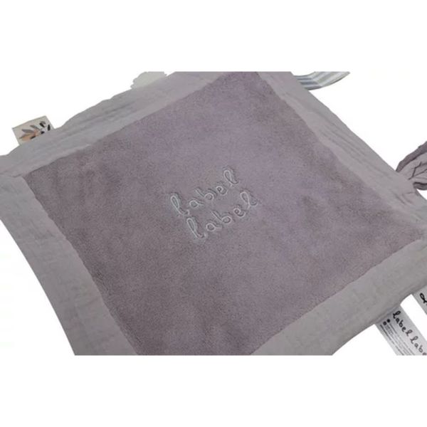 Doudou plat Gris clair