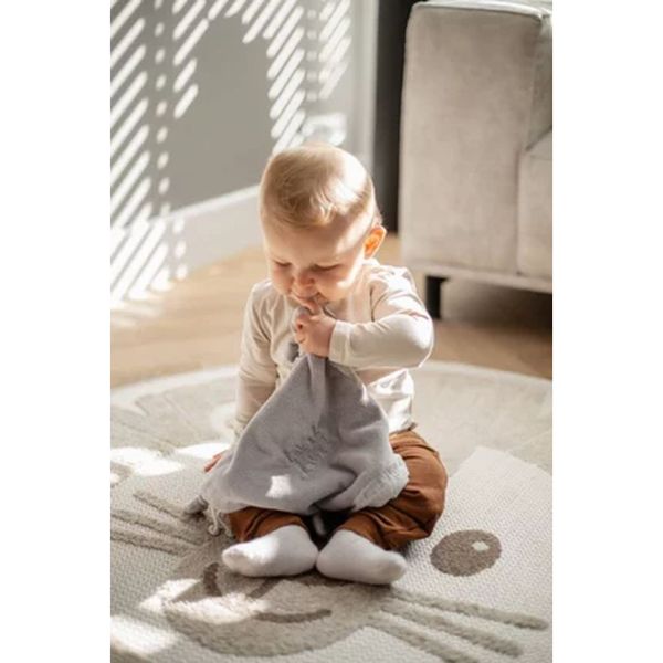 Doudou plat Gris clair