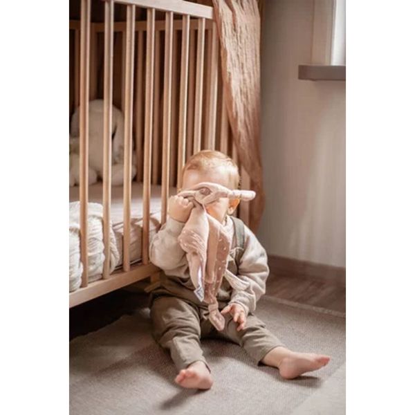 Doudou plat Libellule marron