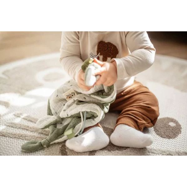 Doudou plat Vert kaki
