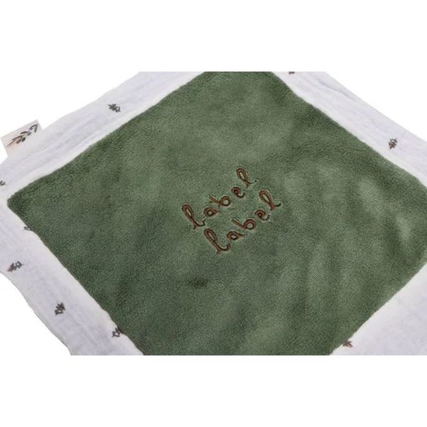 Doudou plat Vert kaki