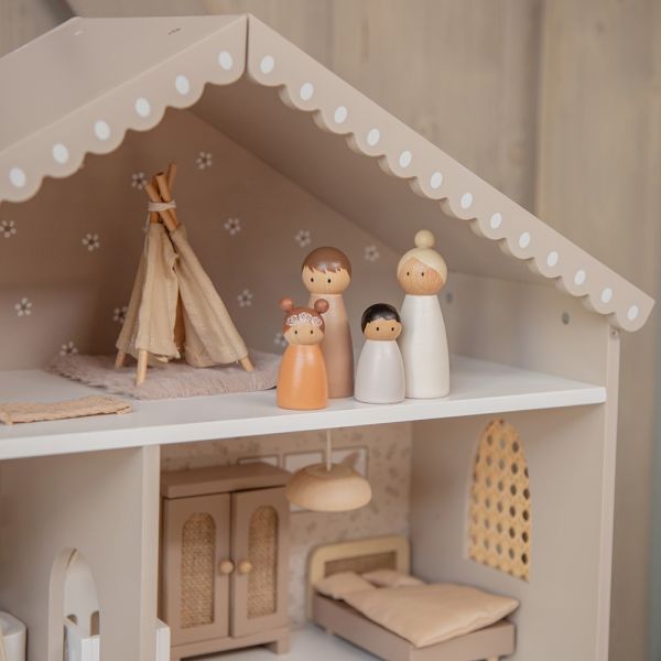 Maison poupées en bois - Nougat