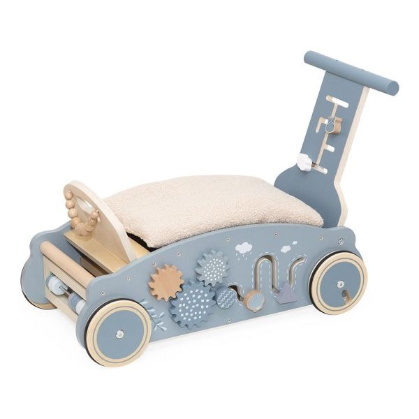 Porteur en bois 3 en 1 - Bleu