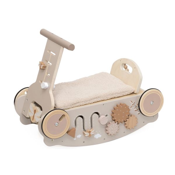 Porteur en bois 3 en 1 - Nougat