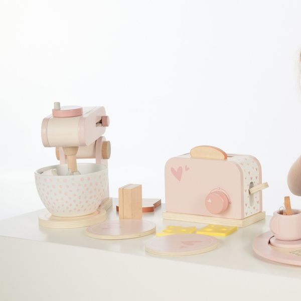 Robot cuisine en bois Rose