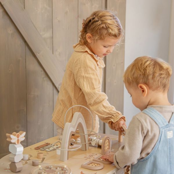 Table d'activités en bois - Nougat