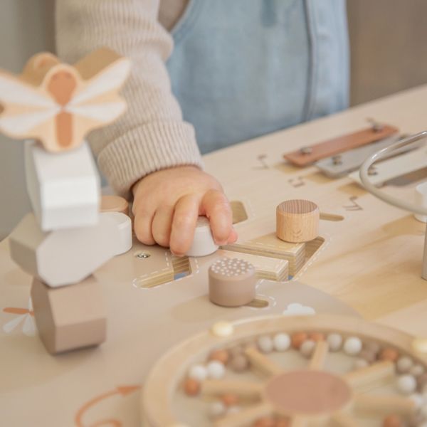 Table d'activités en bois - Nougat
