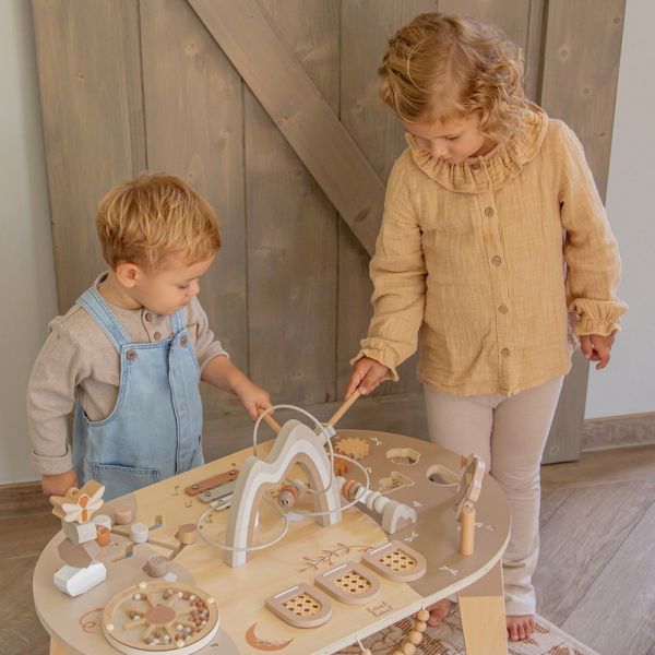 Table d'activités en bois - Nougat