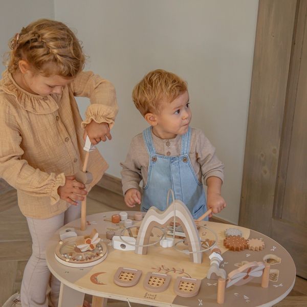 Table d'activités en bois - Nougat