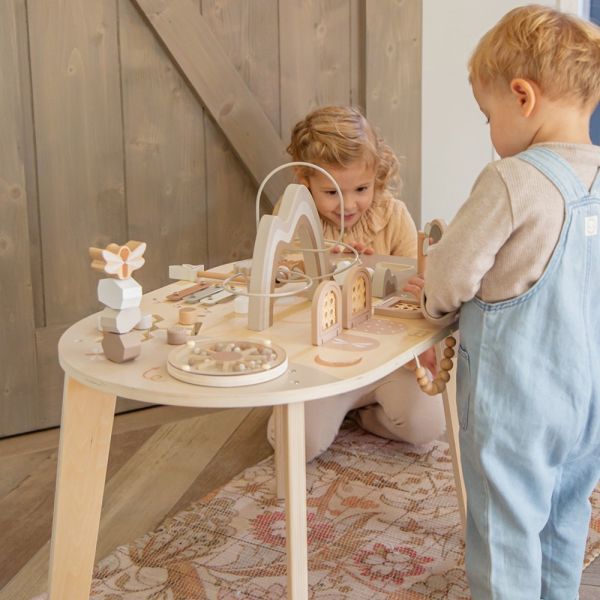 Table d'activités en bois - Nougat
