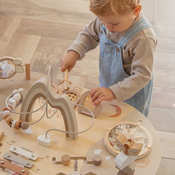 Table d'activités en bois - Nougat