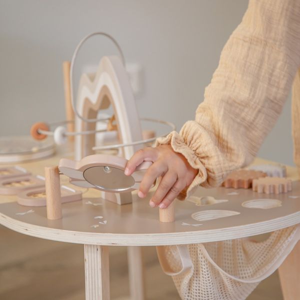 Table d'activités en bois - Nougat
