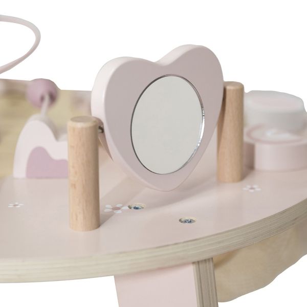 Table d'activités en bois - Rose