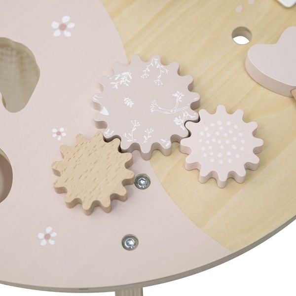 Table d'activités en bois - Rose
