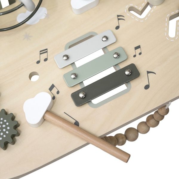 Table d'activités en bois - Vert Olive