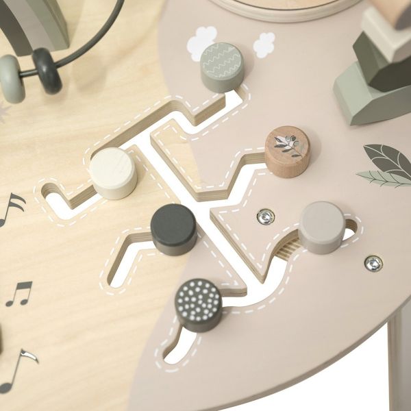 Table d'activités en bois - Vert Olive