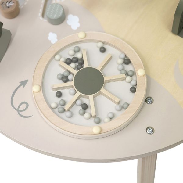Table d'activités en bois - Vert Olive