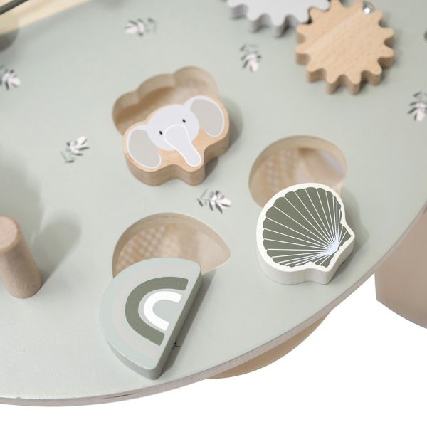 Table d'activités en bois - Vert Olive