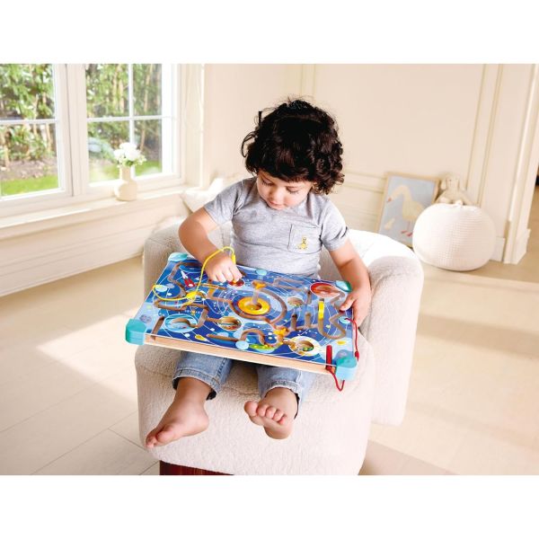 Labyrinthe magnetique tangram 3 en 1 pour enfant