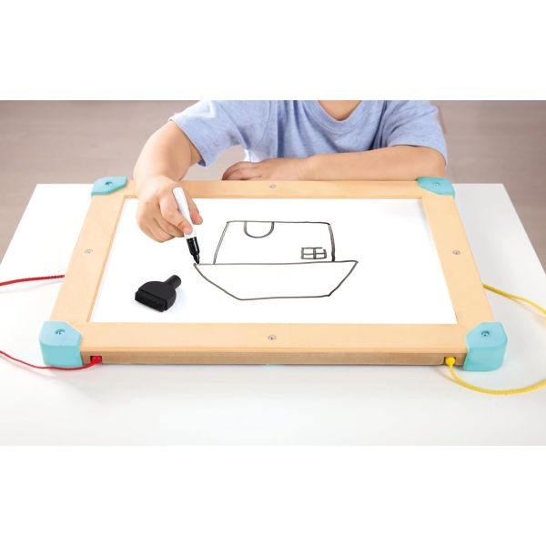 Labyrinthe magnetique tangram 3 en 1 pour enfant