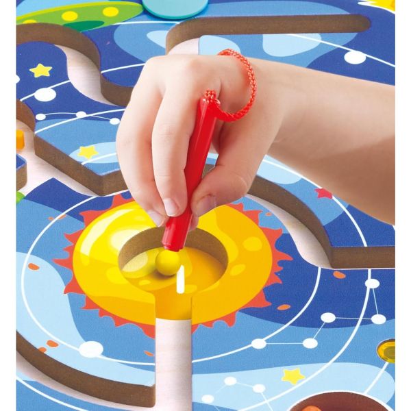 Labyrinthe magnetique tangram 3 en 1 pour enfant