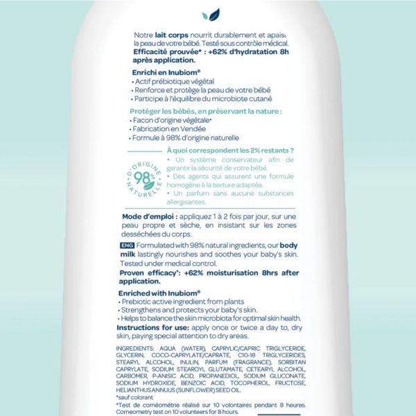 Lait corps hydratant Expert 300 ml