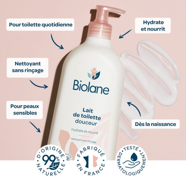 Lait de toilette douceur 750 ml