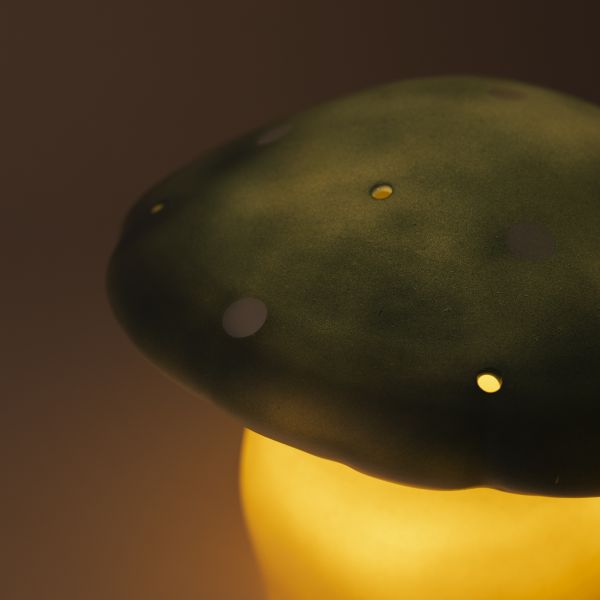 Lampe champignon grand modèle Natural Teal