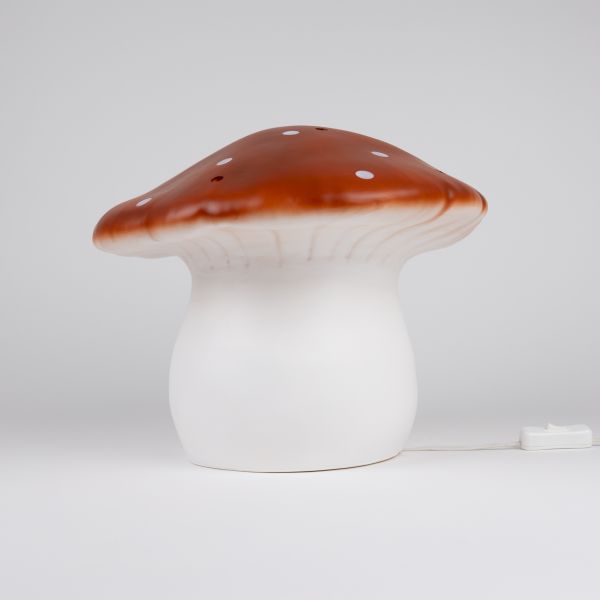 Lampe champignon grand modèle Red Brick