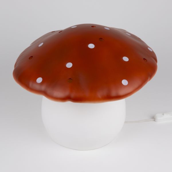 Lampe champignon grand modèle Red Brick