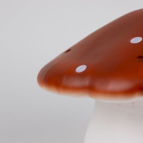 Lampe champignon grand modèle Red Brick