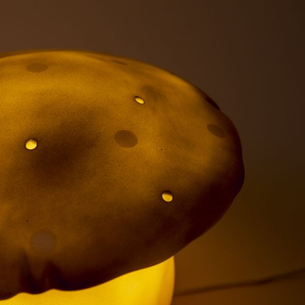 Lampe champignon moyen modèle Bronze