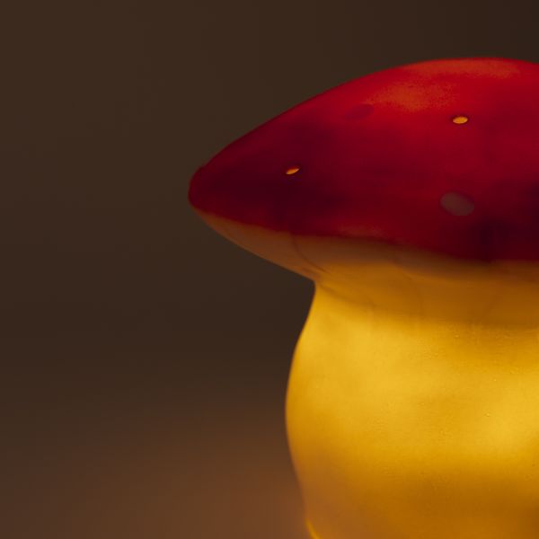 Lampe champignon moyen modèle Red Brick