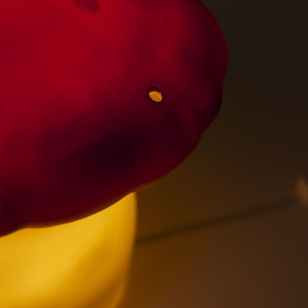 Lampe champignon moyen modèle Red Brick