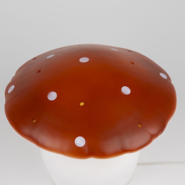 Lampe champignon moyen modèle Red Brick