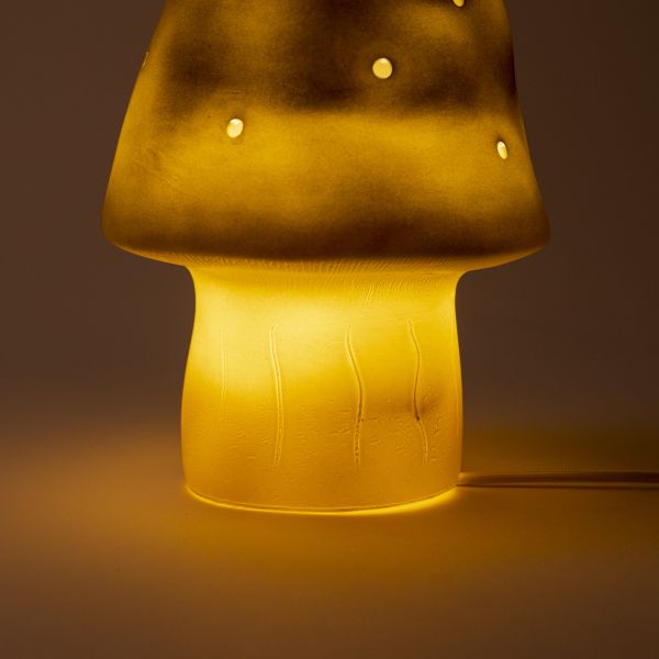 Lampe champignon petit modèle Bronze