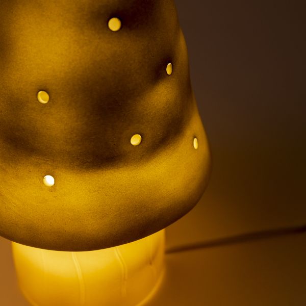 Lampe champignon petit modèle Bronze