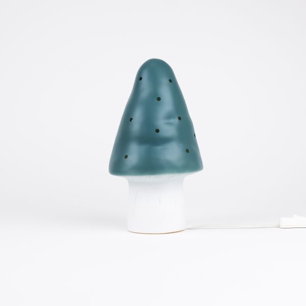 Lampe champignon petit modèle Natural Teal