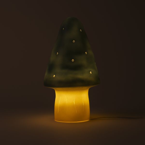 Lampe champignon petit modèle Natural Teal