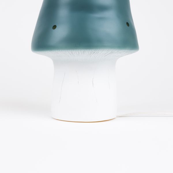Lampe champignon petit modèle Natural Teal