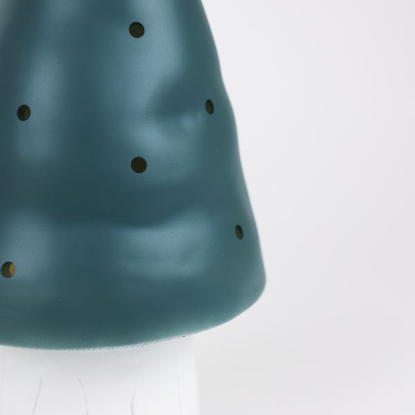 Lampe champignon petit modèle Natural Teal