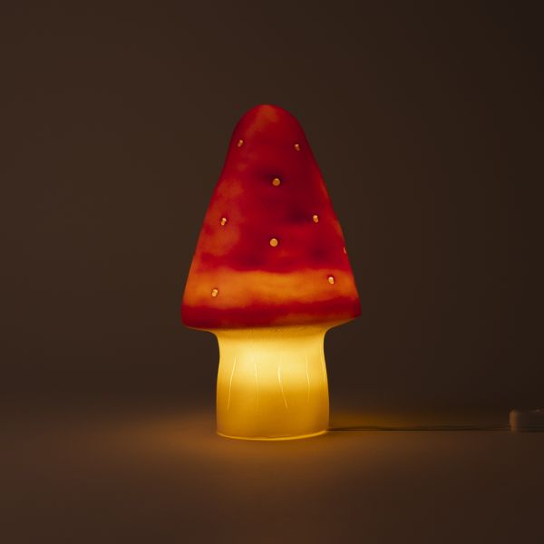 Lampe champignon petit modèle red Brick