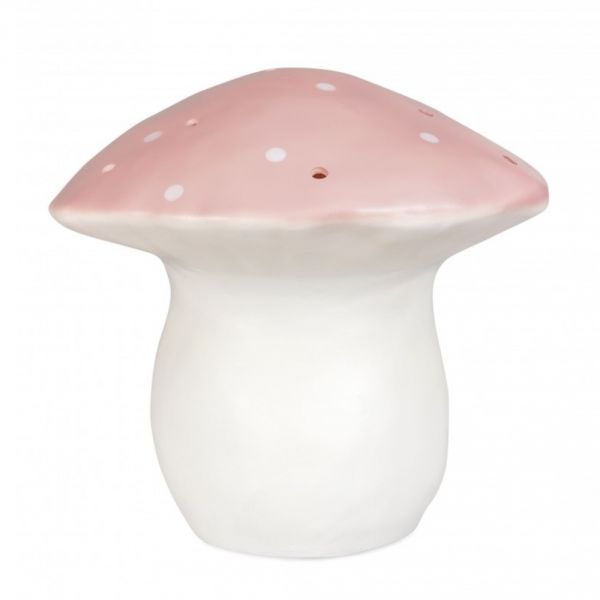 Lampe champignon grand modèle vintage pink