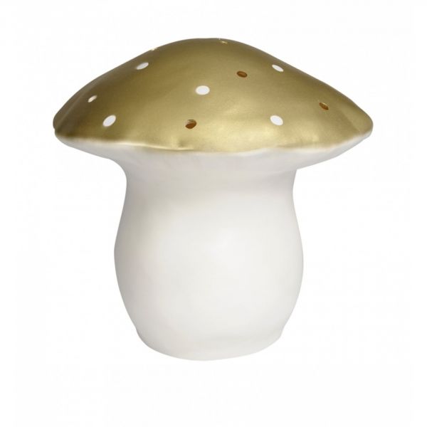 Lampe champignon moyen or