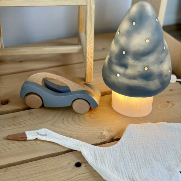 Lampe champignon petit modèle jeans